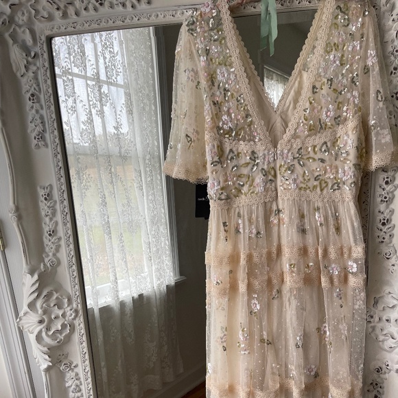 Beautiful Sequin Party Dress by Needle and Thread, New with Tags - Picture 5 of 5